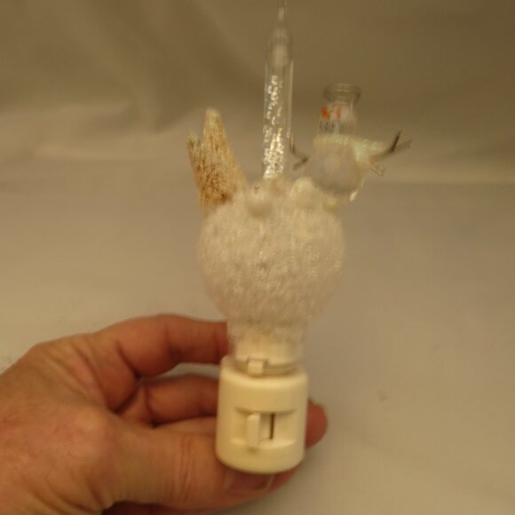 Snowman Bubble Light Night Light - Picture 2 of 3